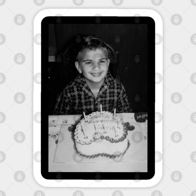 Happy Birthday B&W Vintage Sticker by SteveW50